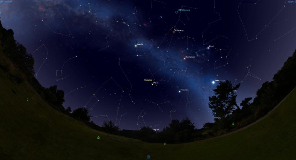 russellmanthy's tweet photo. The Geminids are widely recognized as the best annual meteor shower a stargazer can see, occurring between Dec. 4 to Dec. 17, with the best nights for viewing on Dec. 13 and 14 https://t.co/KVFpIzu1Hb @NASA #astronomy #skywatching https://t.co/ffr1mkdaSE