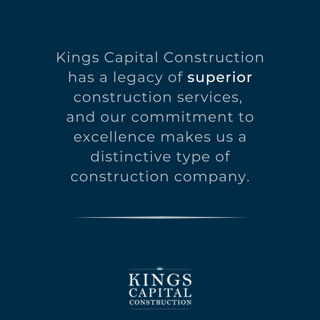 At Kings Capital Construction, we strive for nothing short of excellence for our clients in every step of the business process. We understand that building relationships is just as important as building quality construction projects.
.
.
.
#BuiltbyKINGS #KINGS