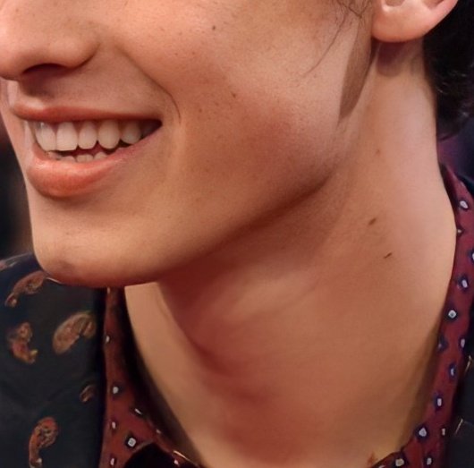 Shawn Mendes' jaw and neck: a necessary thread
