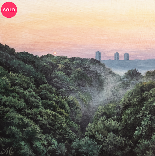 torontoartfair's tweet photo. Give back to frontline workers who have worked tirelessly during this pandemic. #GiftsofHeart also supports our artists who have been greatly impacted by the cancellations of many showcase opportunities. Visit https://t.co/RhoqUOLEHa
Image: Alice Gong, "Don Valley Sunrise". https://t.co/RuDUpnKoTw