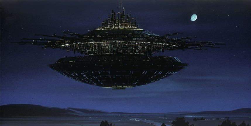 Advent Calendar: The Art of Ralph McQuarrie.Dec 13: The Mothership - Close Encounters of the Third Kind (1977)