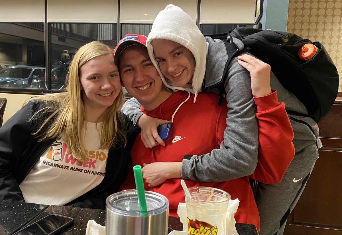natpotts2023's tweet photo. My brother drove 3hrs from UMKC to Springfield after work Saturday in the rain to watch my game in person. A great surprise for me &amp; my family.  I have the best fans ever!!! https://t.co/1oOaXLHgwY