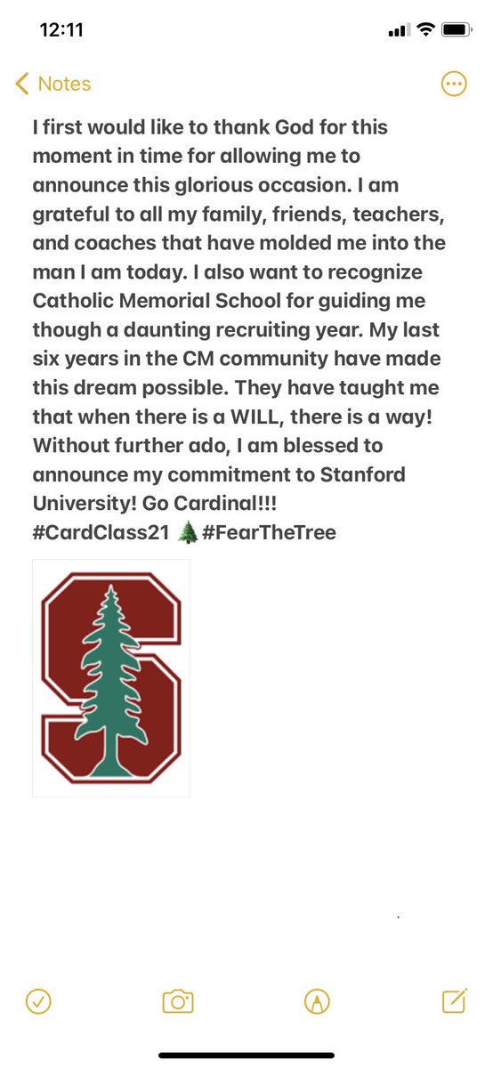 WillStockwell26's tweet image. Stanford 2025!!! 🔴🌲⚪️ 
#CardClass21
@StanfordFball @CathMemFootball 
#FearTheTree