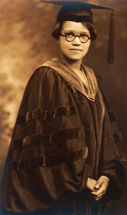 That same year (1921...but a little bit later) DR. Sadie Tanner Mossell Alexander earned her Ph.D. in Economics from the University of Pennsylvania. Dr. Alexander was also the first Black woman to practice law in the state of Pennsylvania.  #CiteBlackWomenSunday