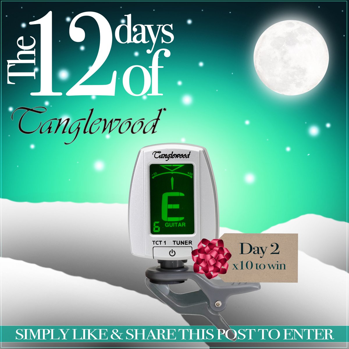 TANGLEWOODUK's tweet image. *THE 12 DAYS OF TANGLEWOOD* *DAY 2*
Today we are giving away 10 x TCT1 Tuners!
All you need to do to enter is simply:
1) LIKE
2) SHARE (RETWEET)
3) TAG 2 FRIENDS IN THE COMMENTS
Winners announced on (5/1/21) at 5.30pm.
Good luck everyone!