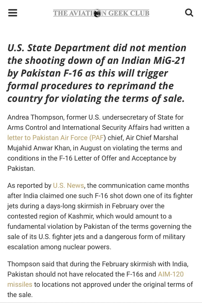 These seemingly simple questions are very difficult to answer in context of Pakistan, its troubled history with F-16, use of F-16s in future war like situation post Indo-Pacific push in which India is an indispensable ally of USA. Gloomy future of F-16 fleet & upgrades 2/8