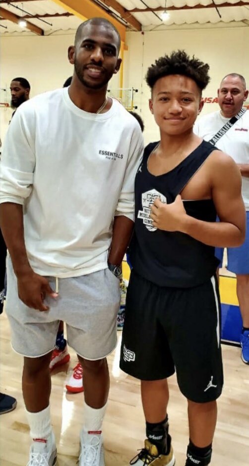 He has a shot if he takes it. Sure-shot 2025 PG Jaylen Mayo (TX) is an honor roll student at Lake Dallas MS in Denton and positioned at the helm of Team Foe Elite. Stay tuned for his surefire mixtape. MiddleSchoolElite.com