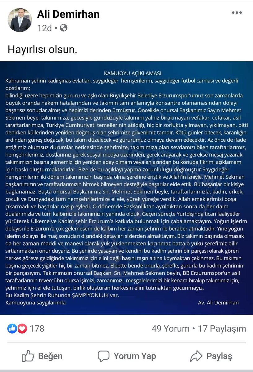 NEREDE KALMIŞTIK!
<a href="/alidemirhan77/">Av.Ali Demirhan</a>
#alidemirhangöreve