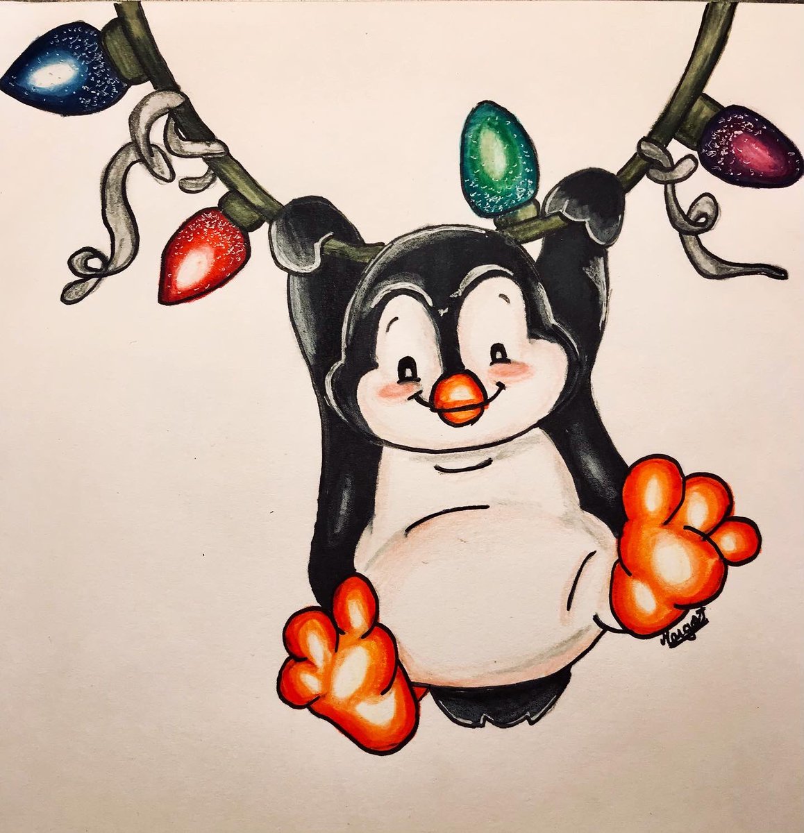 MargotMatito's tweet photo. 🐧🐧🐧

• #drawing #pinguin #pinguins #ampoules #dessin #dessindenoel #christmasdrawing #christmastree #christmas #pinguinnoel #artmatito #matito #noel #promarkersdrawing #promarker #promarkers #fabercastell #fabercastellfrance #cute #mignon #noel2020 #christmas2020drawing https://t.co/oByoMkZyjP