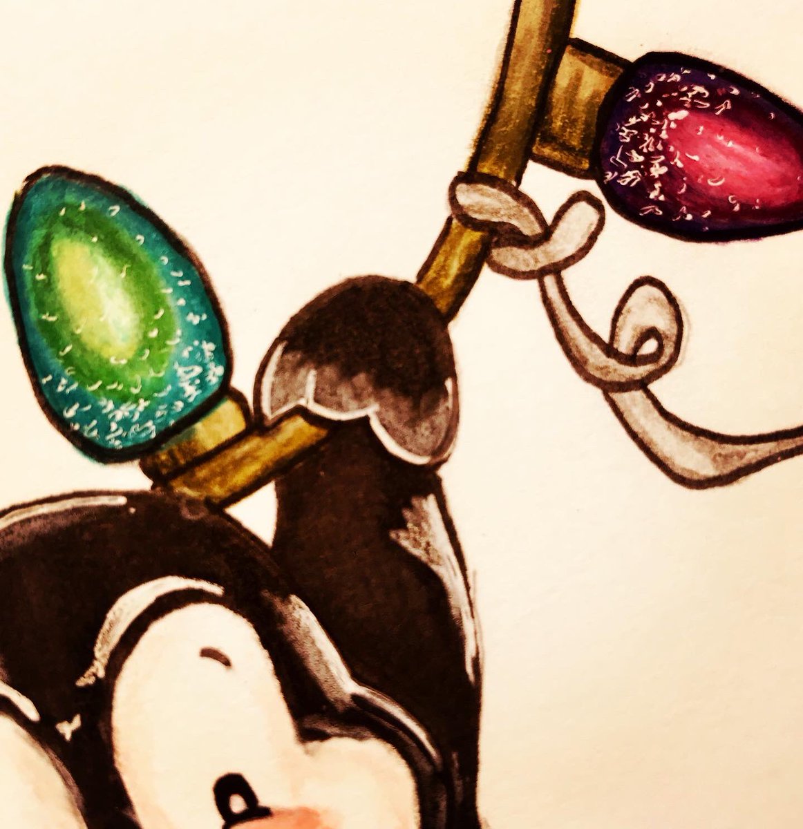 MargotMatito's tweet photo. 🐧🐧🐧

• #drawing #pinguin #pinguins #ampoules #dessin #dessindenoel #christmasdrawing #christmastree #christmas #pinguinnoel #artmatito #matito #noel #promarkersdrawing #promarker #promarkers #fabercastell #fabercastellfrance #cute #mignon #noel2020 #christmas2020drawing https://t.co/oByoMkZyjP