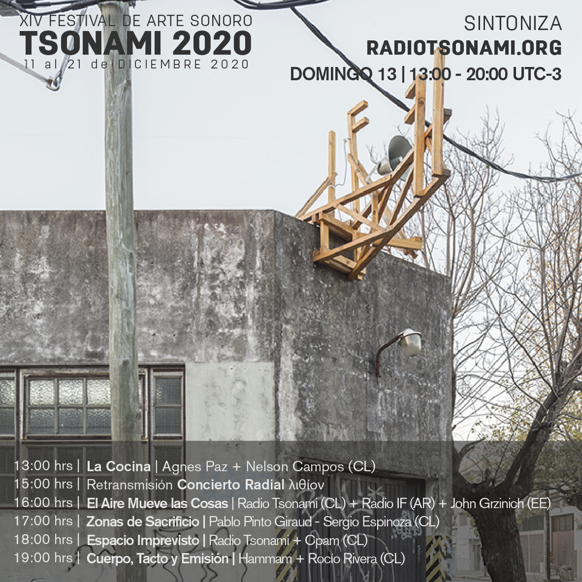 FestivalTsonami's tweet photo. #Día3 #FestivalTsonami2020
🔺Sintoniza https://t.co/UVObc530JC
🔻 Programación https://t.co/XGGRvDGifC
#TSONAMI #FestivalTsonami #radiotsonami #radioarte #artesonoro #soundart #collaborativeart #radioart #transmission #residenciasartisticas https://t.co/18stOkhSr5