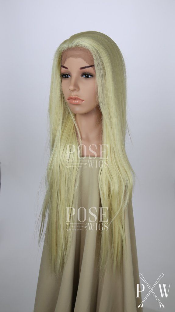 Make a statement in 2021 in this extra-long wig featuring an #illuminating blond color and soft swiss lace. 💛✨ buff.ly/2W4IONd #posewigs #coloroftheyear2021
