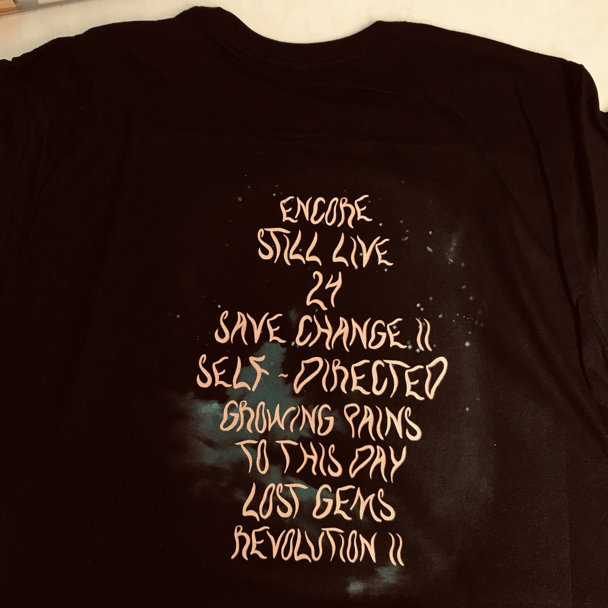 ROQLive's tweet image. The last #ROQLive merch drop ever is available now. DM to order.
#FirstLove &amp;amp; #LostGems tees ($25)