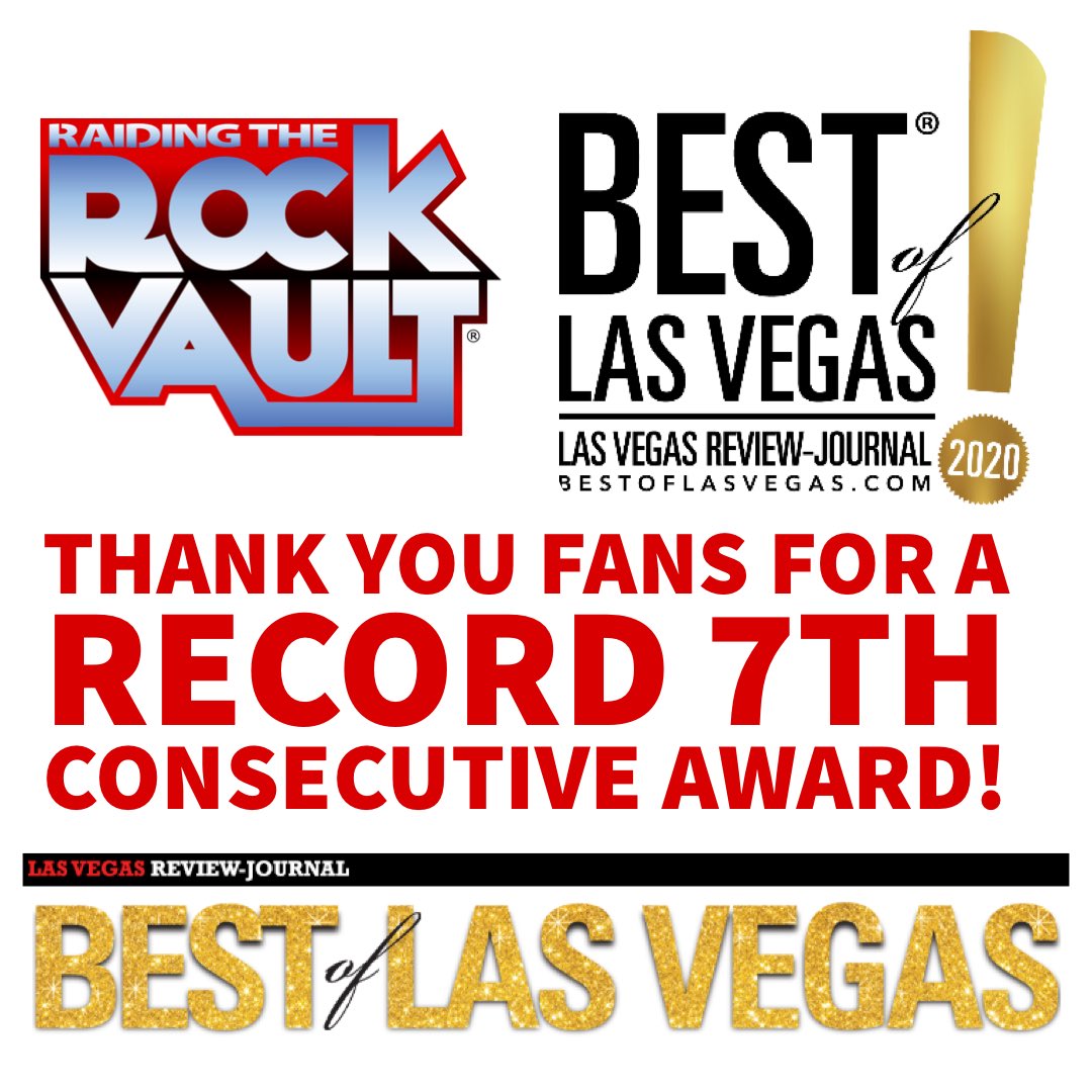 Rock_Vault's tweet photo. (2/2) See you all again in 2021 when it is safe for RTRV to perform again.

Until then have a great holiday and New Year (if you can in these troublesome times) stay safe and well until we meet again. Sir Harry, Show Producer #raidingtherockvault #bestoflasvegas https://t.co/mvvHEDnlul