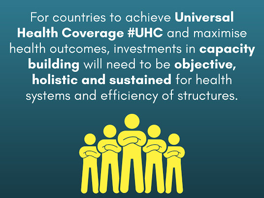 incisiongh's tweet photo. For countries to achieve UHC and maximize health outcomes, investments in capacity building will need to be objective, holistic, and sustained for health systems and efficiency of structures. #HealthForAll #UHCDay #ProtectEveryone #UHC4Surgery #FutureoftheOR @InciSioNGlobal https://t.co/oO65xy3m0R