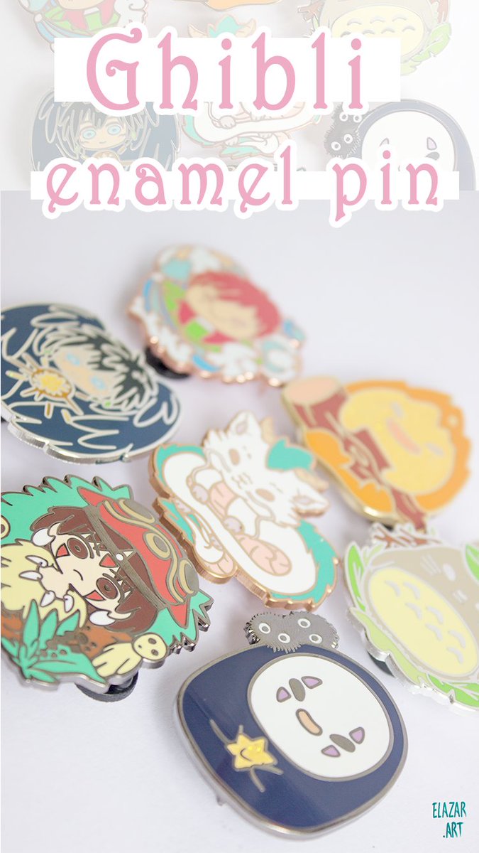 ElazarArt's tweet photo. Ghibli Enamel Pin Thread

Check this post to see all Ghibli Enamel pin and their prices~ https://t.co/xFKRVq6MpE