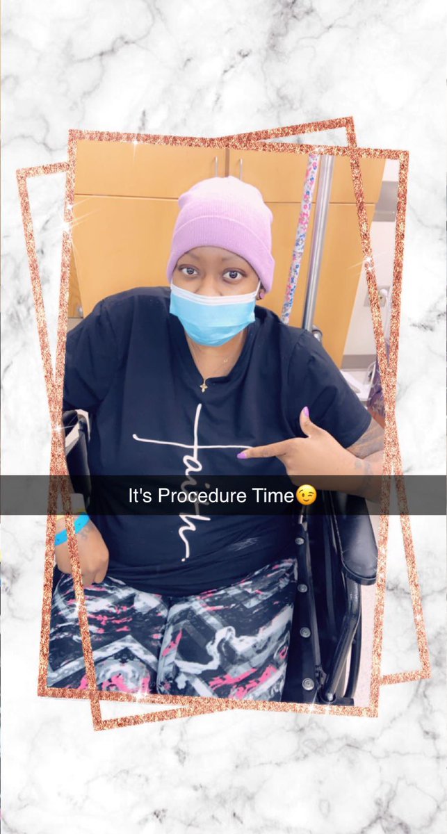 keylareece's tweet photo. Next week hopefully I can get the second procedure to help with the pain 🙏🏾 #pain #livermetssucks #brainmetssucks #allmetssuck https://t.co/svTjYvDjL9
