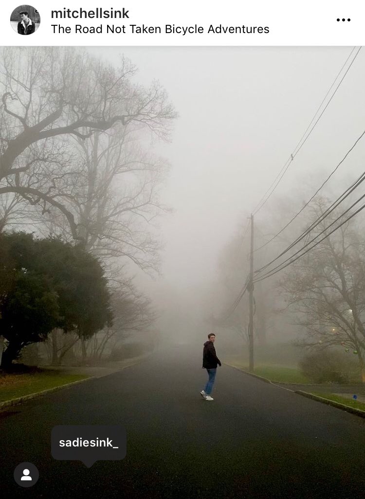 Mitchell publicou em seu Instagram essa foto maravilhosa tirada pela Sadie.