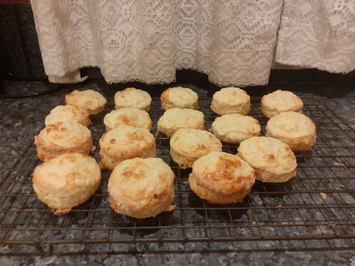 That's next weeks snacks done for my pack up. #cheesescones