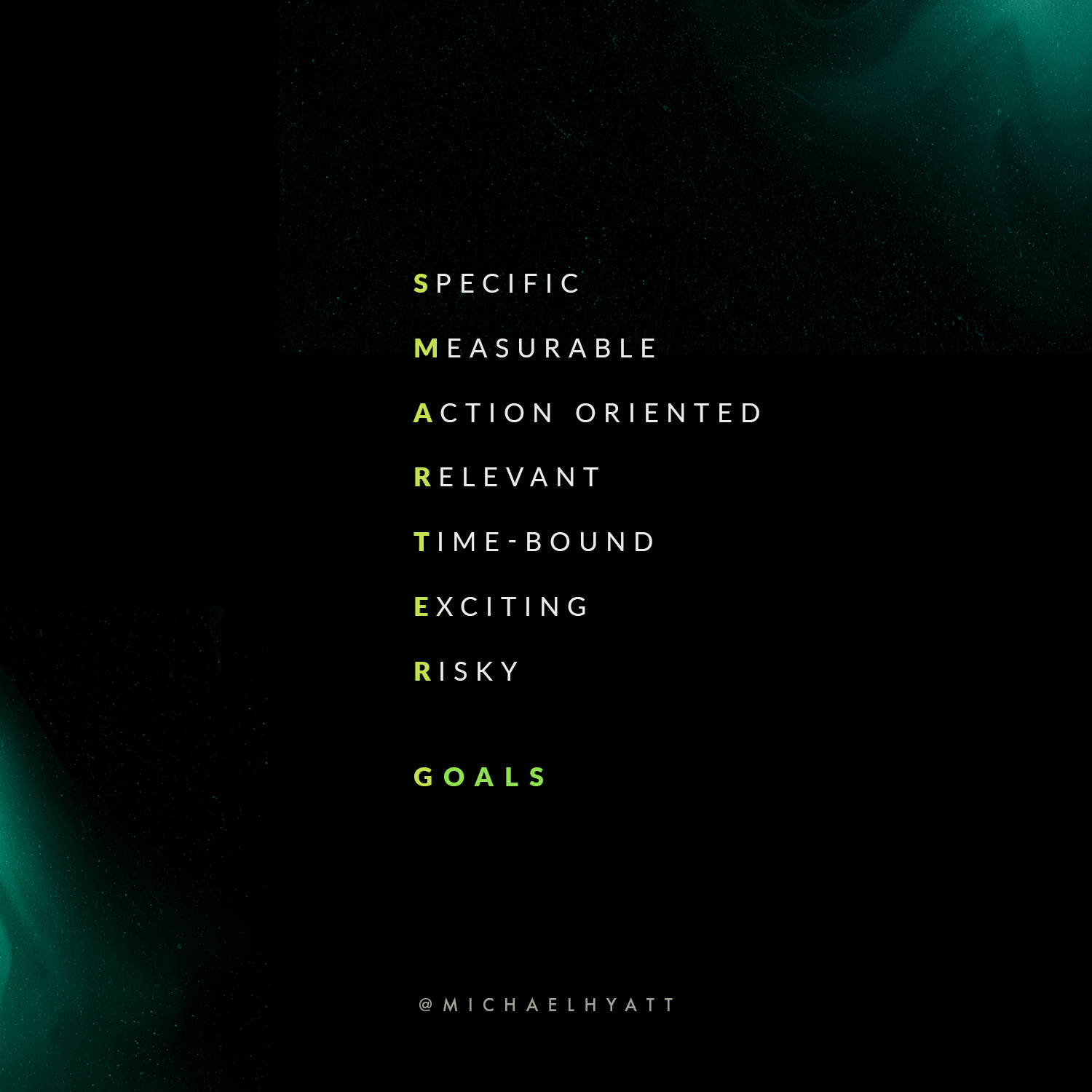 Michael Hyatt on Twitter "Many achievers know of SMART goals, but I