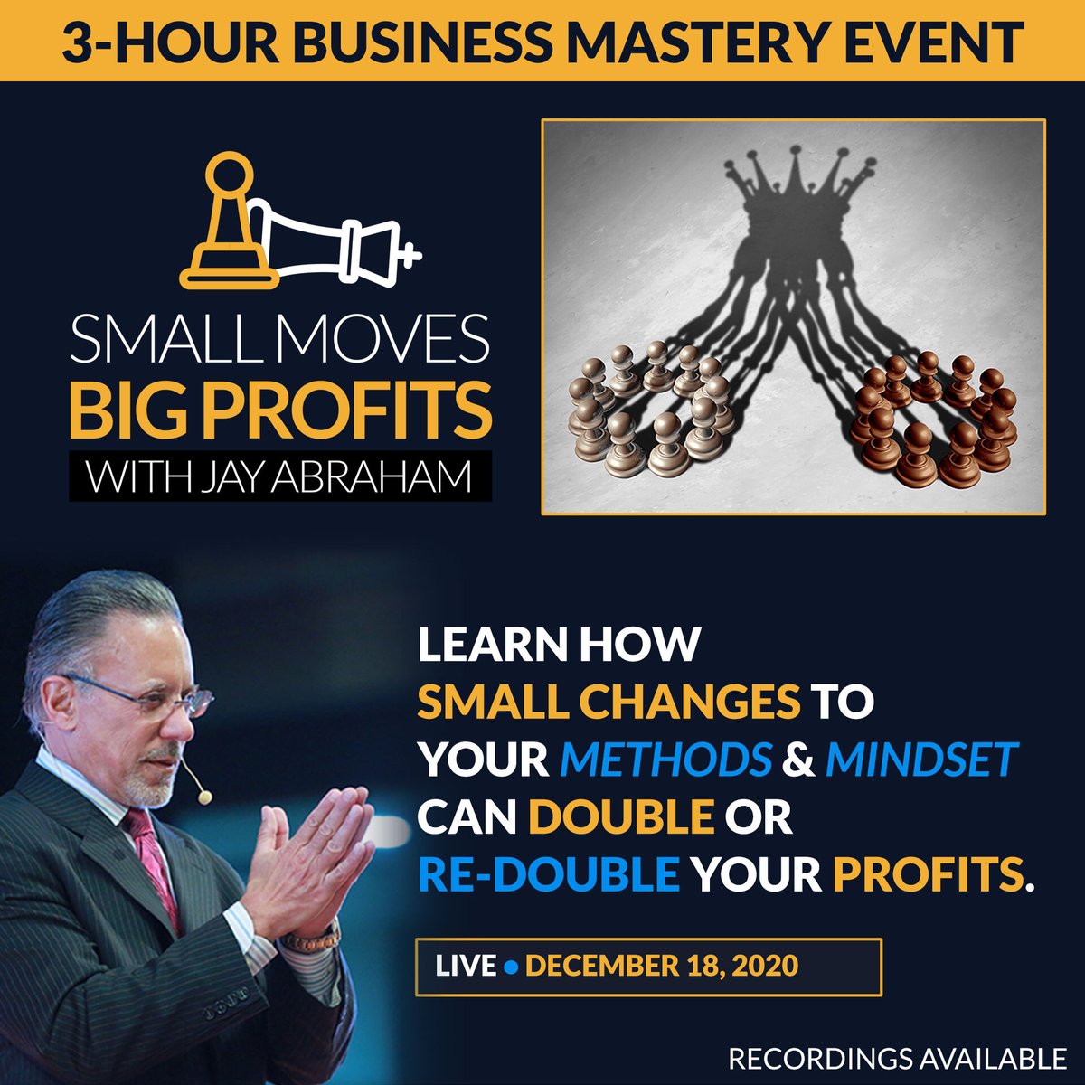 RealJayAbraham's tweet image. Small Moves for Big Profits can be found everywhere!

Learn how by joining my Masterclass HERE: bit.ly/TAG_SMBP

#businessmasterclass #jayabraham