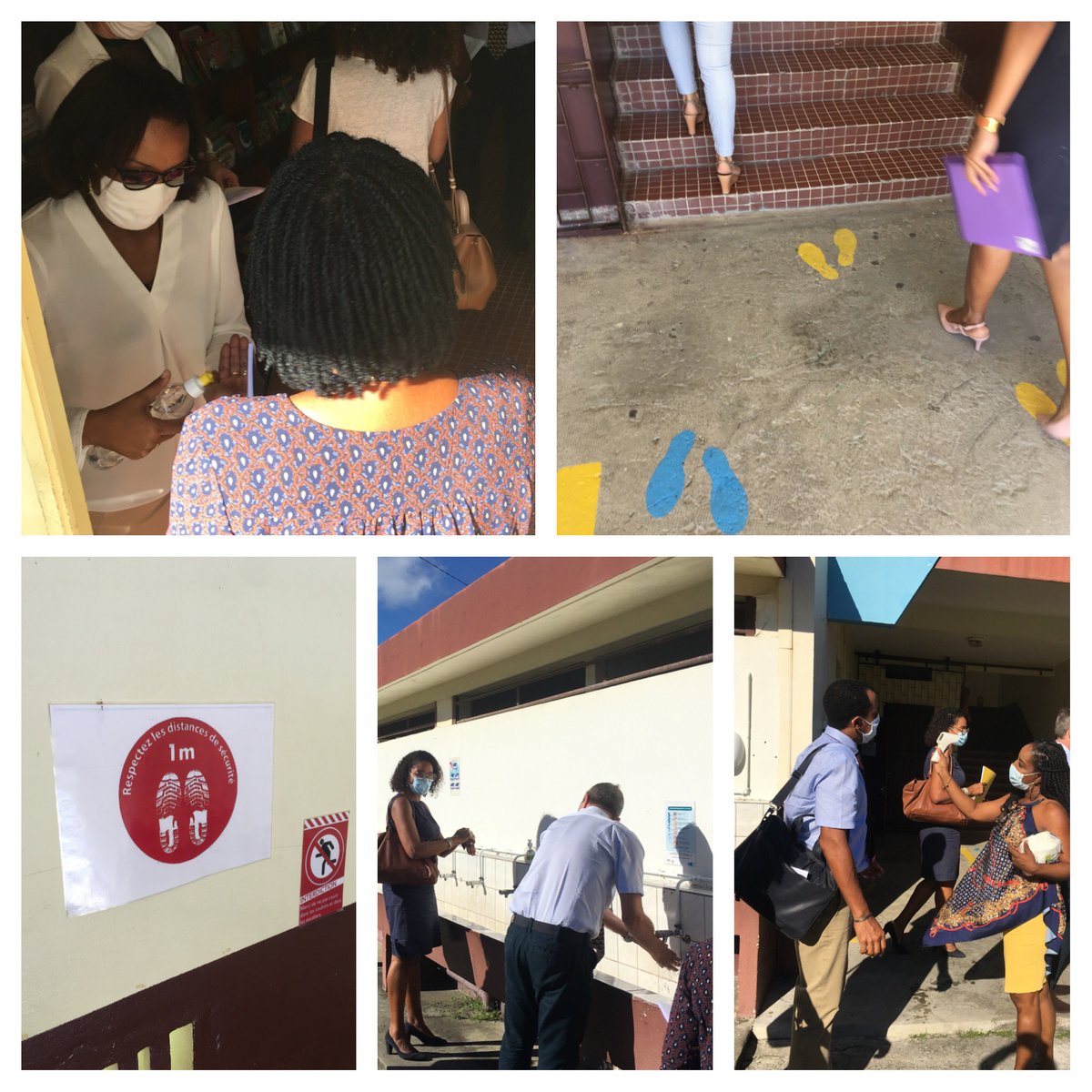CircoStEsprit's tweet photo. Visite de Monsieur le Recteur à Mixte A au Vauclin le mardi 8 décembre 2020 dans le respect des gestes barrières.
Accueil en chanson de la part des élèves. Visite d’une classe pilote du projet ADAPTIV’MATHS (utilisation du numérique au service des mathématiques) https://t.co/999v4tLDUw