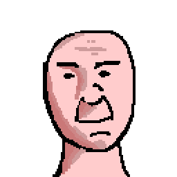 Working on some pixel art faces base. Would you guys add hair and other details in the same layer or not? Wondering how's the best approach for animating and controlling in a game.