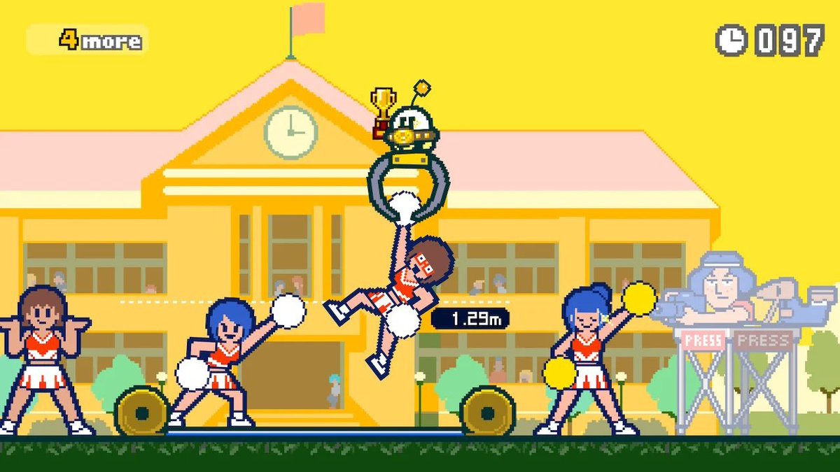 It’s mostly the charm factor. A lot of the situations are pretty silly and the characters cheering you on in the background go a long way. Give it a shot if it’s on sale. Plus I just love supporting new Nintendo IPs. Would love to see this concept expanded.