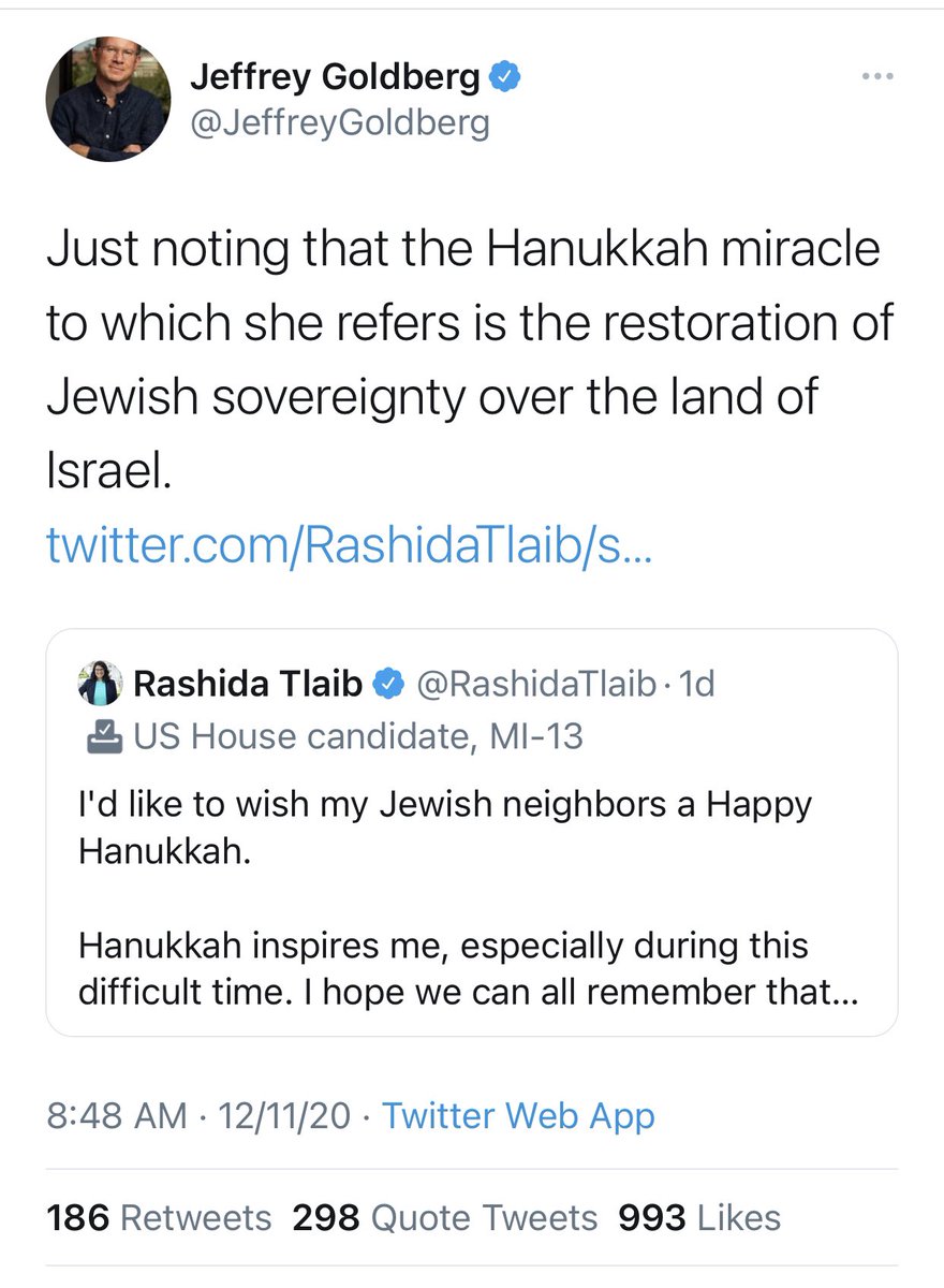 It comes as no surprise to scholars of ReligiousStudies, of course, that explanations of the meaning of Hanukkah are diverse & change over time. The particular change that I find esp fascinating, though, relates to the question of whether/when it is "really" about nationalism +