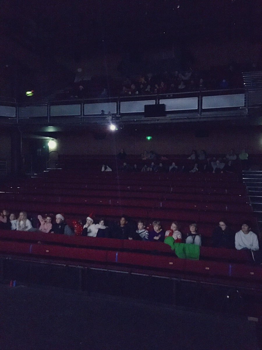 DCPSBoarding's tweet image. Sadly no Christmas shopping and movie trip for the boarders this year. However, when you have a spare theatre on-site, watching Elf in household bubbles + hot chocolate and treats isn’t too bad and alternative! #itssantaiknowhim #weloveboarding