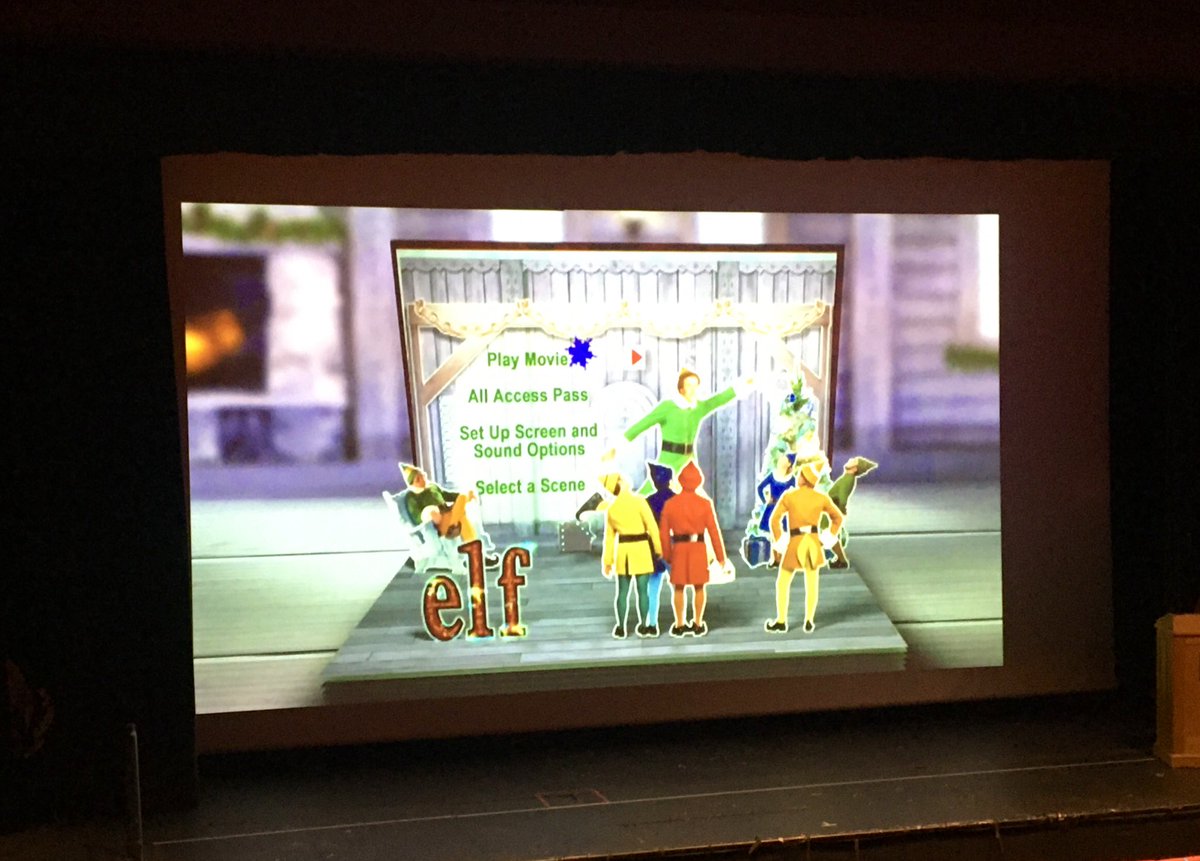 DCPSBoarding's tweet image. Sadly no Christmas shopping and movie trip for the boarders this year. However, when you have a spare theatre on-site, watching Elf in household bubbles + hot chocolate and treats isn’t too bad and alternative! #itssantaiknowhim #weloveboarding