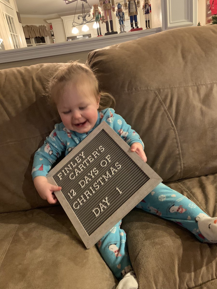 Finley’s 12 days of christmas pajamas again!!!