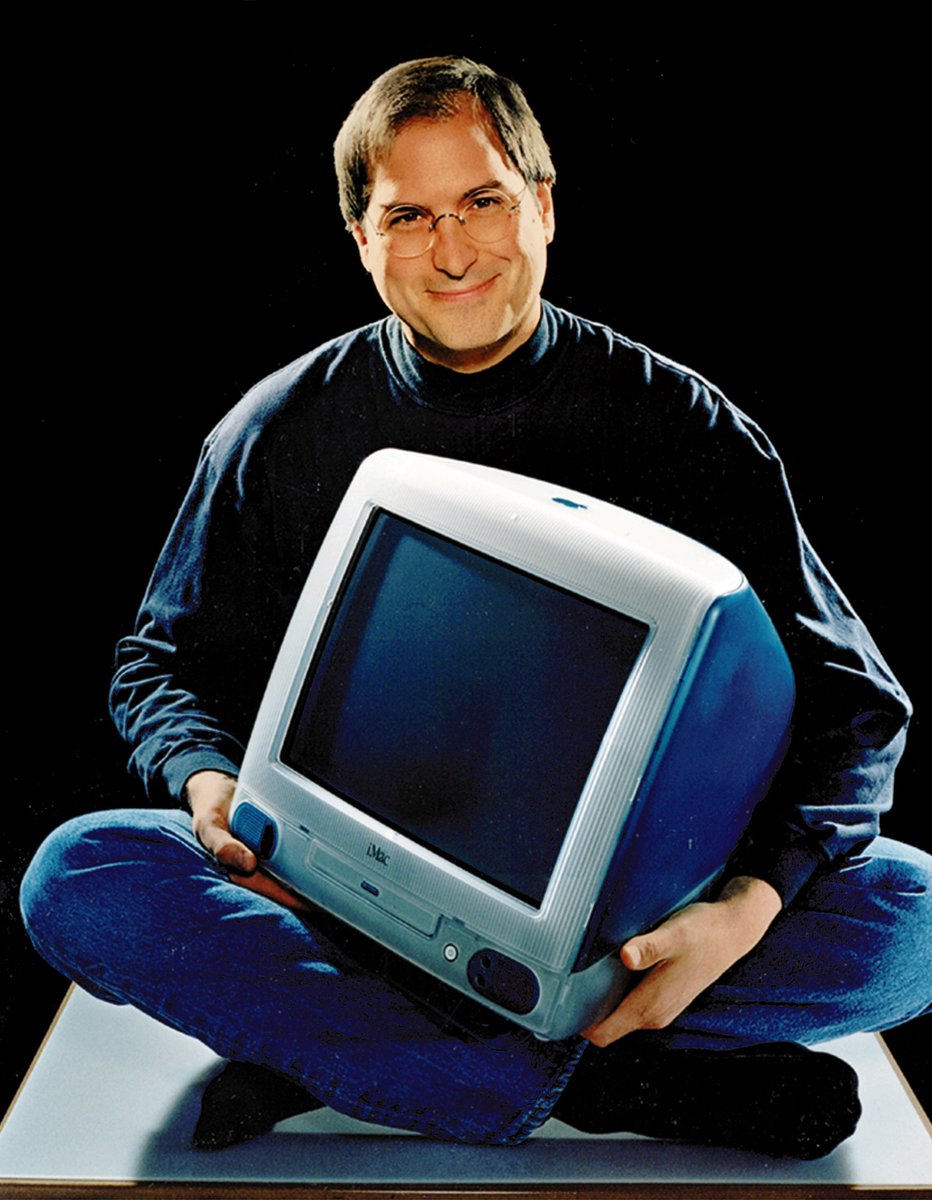 Steve presented the iMac in 1998, and there was a Bondi Blue glimmer of hope. As a photo student in NYC & avid user of Apple products, I decided to give it a go & invested my savings of DEM4000 (US$2400) in  $AAPL (dates and amounts are approximate, but close enough)
