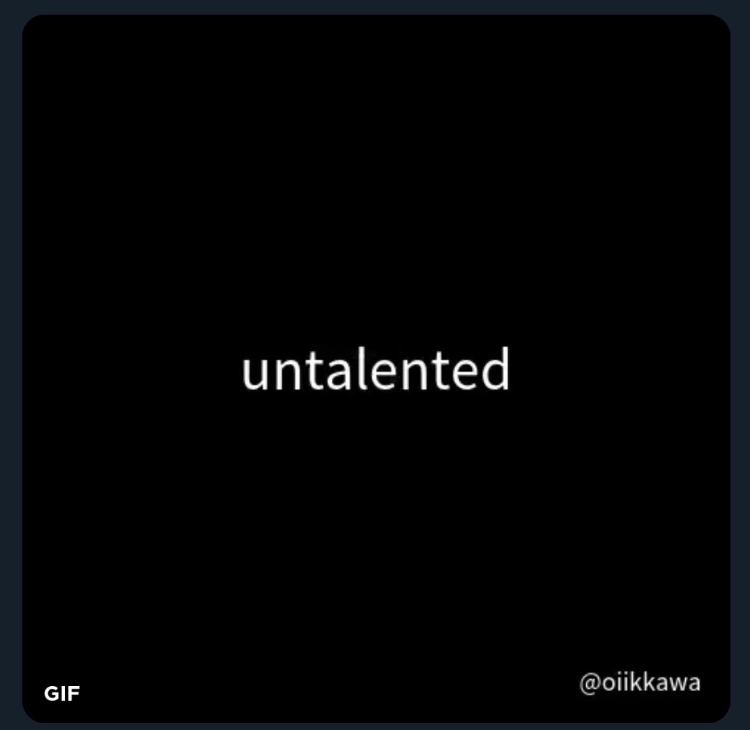 TrclleyWitch's tweet photo. So... am I SUPER untalented ? Is it a superpower ? https://t.co/hMzpP3i3Qh