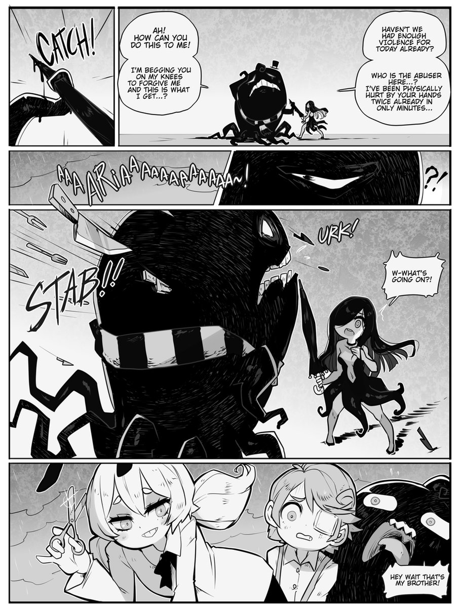 Amissio update! Chapter 5, part 13
https://t.co/ArtcyWhFgj

Noz introduces herself properly this time to back up Aria's friends and save her once and for all~! 