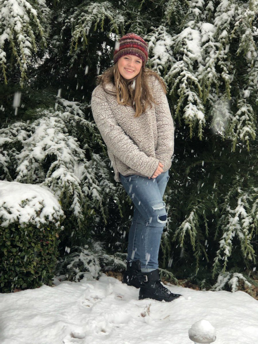 drbrwilson's tweet photo. Going to watch a Hallmark movie and drink some hot chocolate with this beautiful young lady.  And then.......drive some roads to determine if we can have school. https://t.co/EFezoBut3z