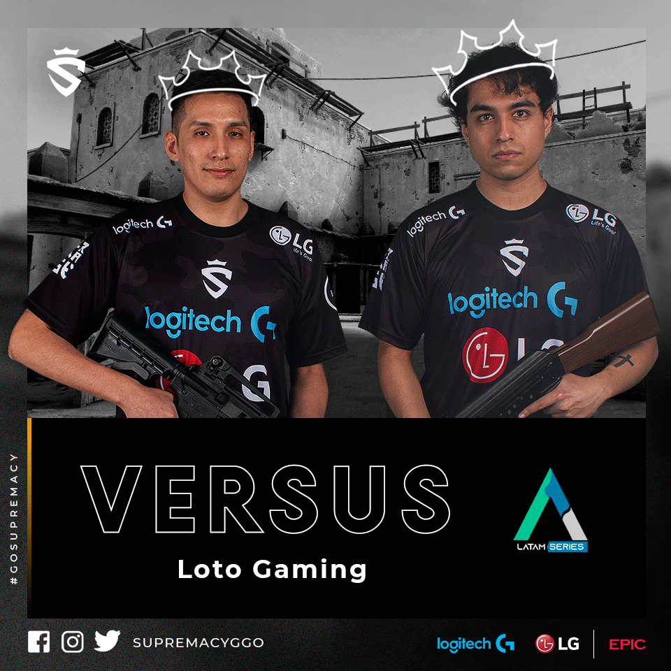 supremacyggo's tweet photo. #LatamSeries

¡GRAN FINAL! 🏆

Suprem@s, esta noche buscaremos el título de la Latam Series al enfrentarnos a @LotoGaming de Colombia. Necesitamos de tu apoyo para conseguir un campeonato más 🔥🔥🔥

⏰ 8:00 p.m.
📺 @csportstudios https://t.co/nZYVFvtAiz