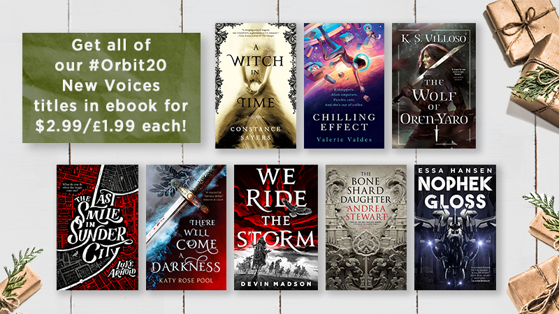 orbitbooks's tweet photo. LAST CHANCE to get all of our #Orbit20 books for only $2.99/£1.99 each! Seven great SFF ebooks perfect to binge during the festive season.

US: https://t.co/F25IP4hELr
UK:  https://t.co/e8rflV1eDg https://t.co/SQnpHzF1Ig
