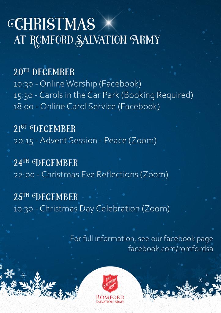 Exciting Christmas schedule coming up!
