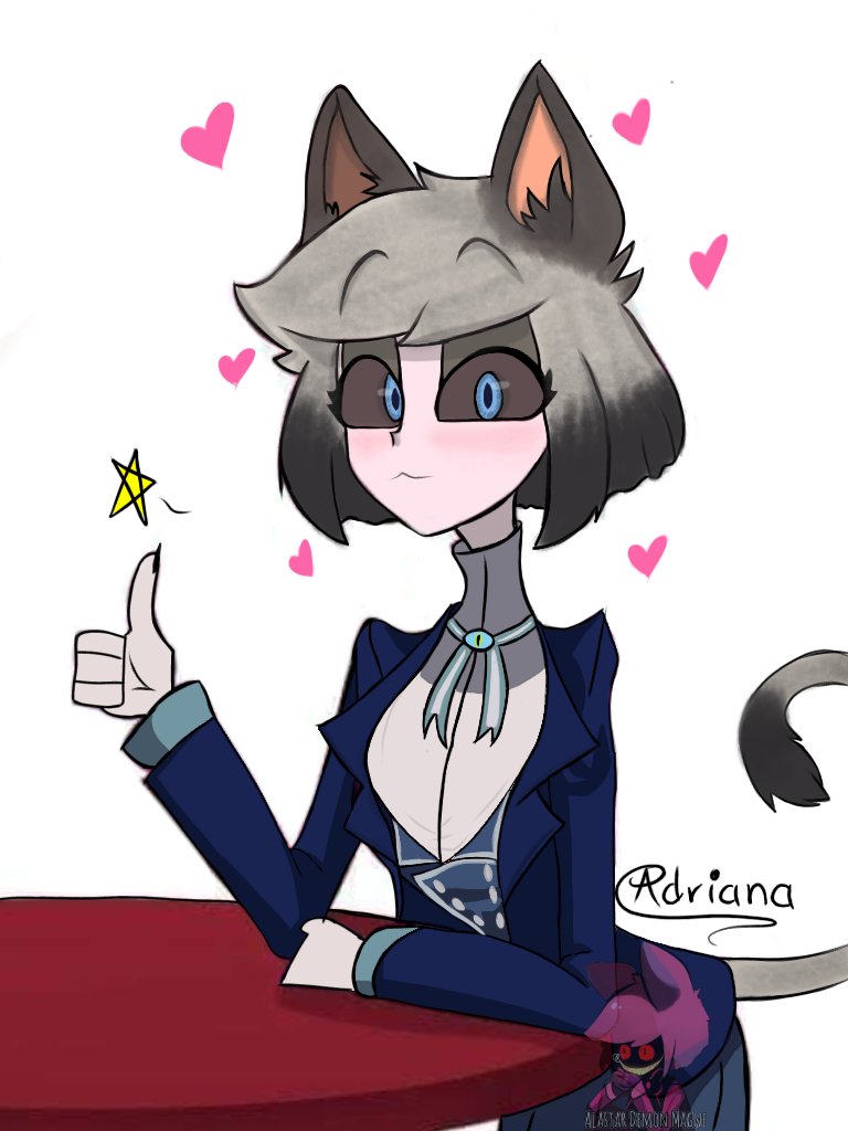 MagneDemon's tweet photo. Miau~ bueno alastar en gatito :D #HazbinHotel #alastor https://t.co/oLTFrEN9i9