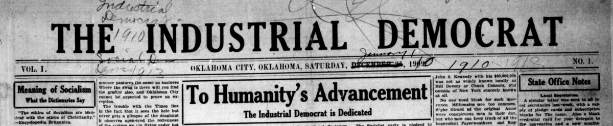 A socialist Newspaper from 1910 has the same warning!