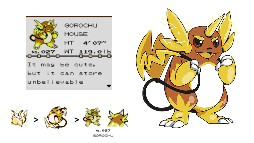 Gorochu, Pikachu's Missing Evolution! (Pokémon Cut Content) 