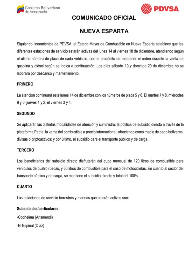 BajoLaLupaInfo's tweet photo. #Ahora Mañana comienzan nuevamente a vender gasolina. Siguen las placas 5 y 6 #13Dic https://t.co/SYzGJBxFKh