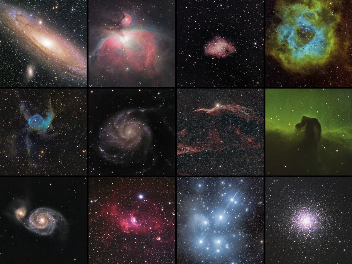 juergenehnes's tweet photo. Kollage meiner Kalenderfotos 2021 #Astrophotography #astro #2021 https://t.co/4VQIsa4K2B