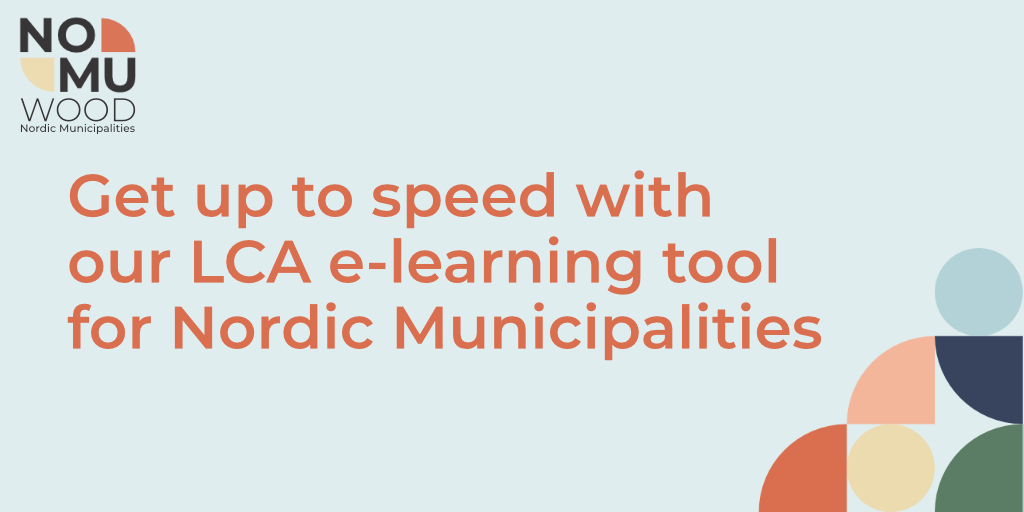 Life Cycle Assessment #LCA is becoming a need to know for Nordic municipalities...
Take the new LCA e-learning course at nomuwood.com/lca
#NoMuWood
