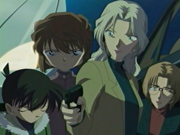 DetectiuConan96's tweet photo. El cara a cara de la Vermouth i la Jodie. Les múltiples disfresses i revelacions d'identitats falses. La Sherry cara a cara amb la Vermouth. L'aparició de la Ran. En Shuichi Akai. Realment brillant. 10 de 10. https://t.co/GNmr9REIhn