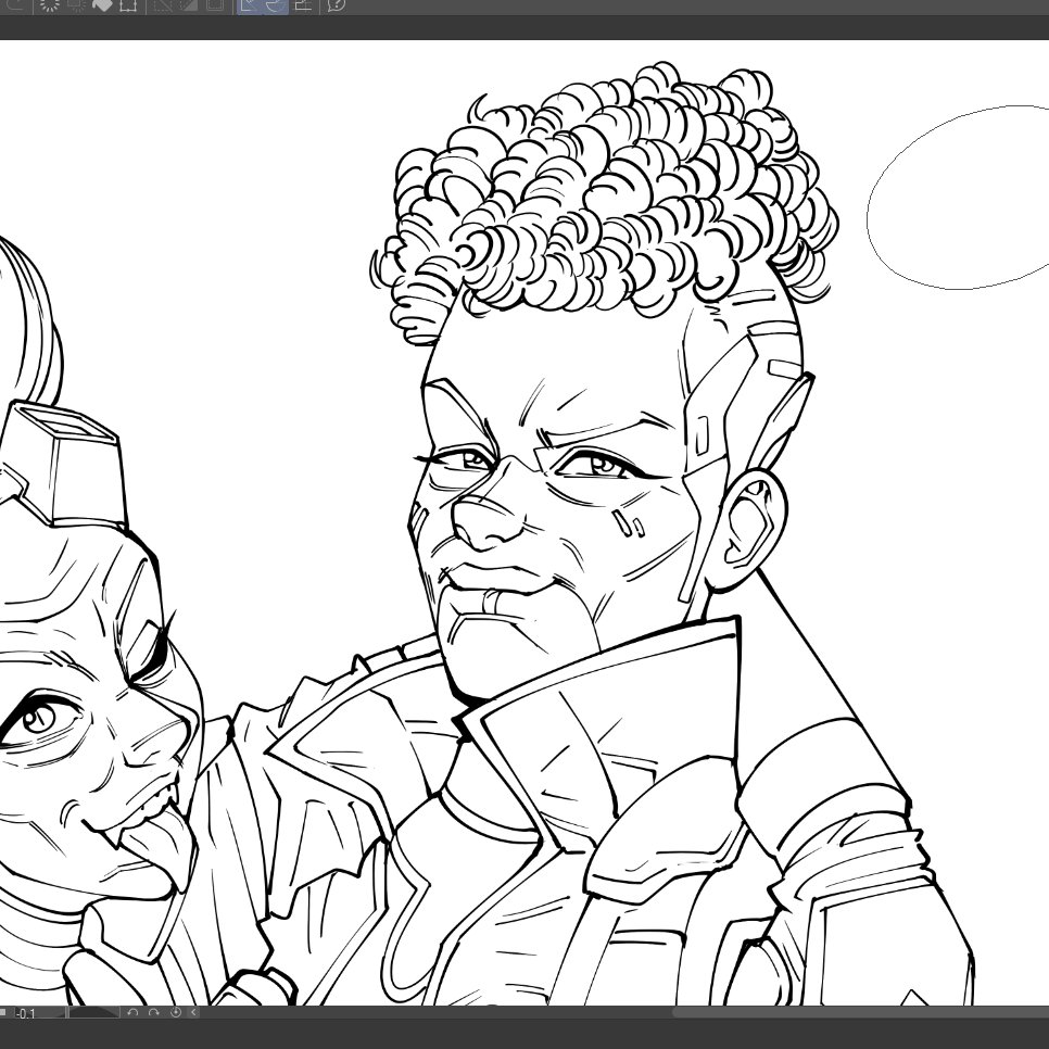 I've been enjoying my new inking brush 