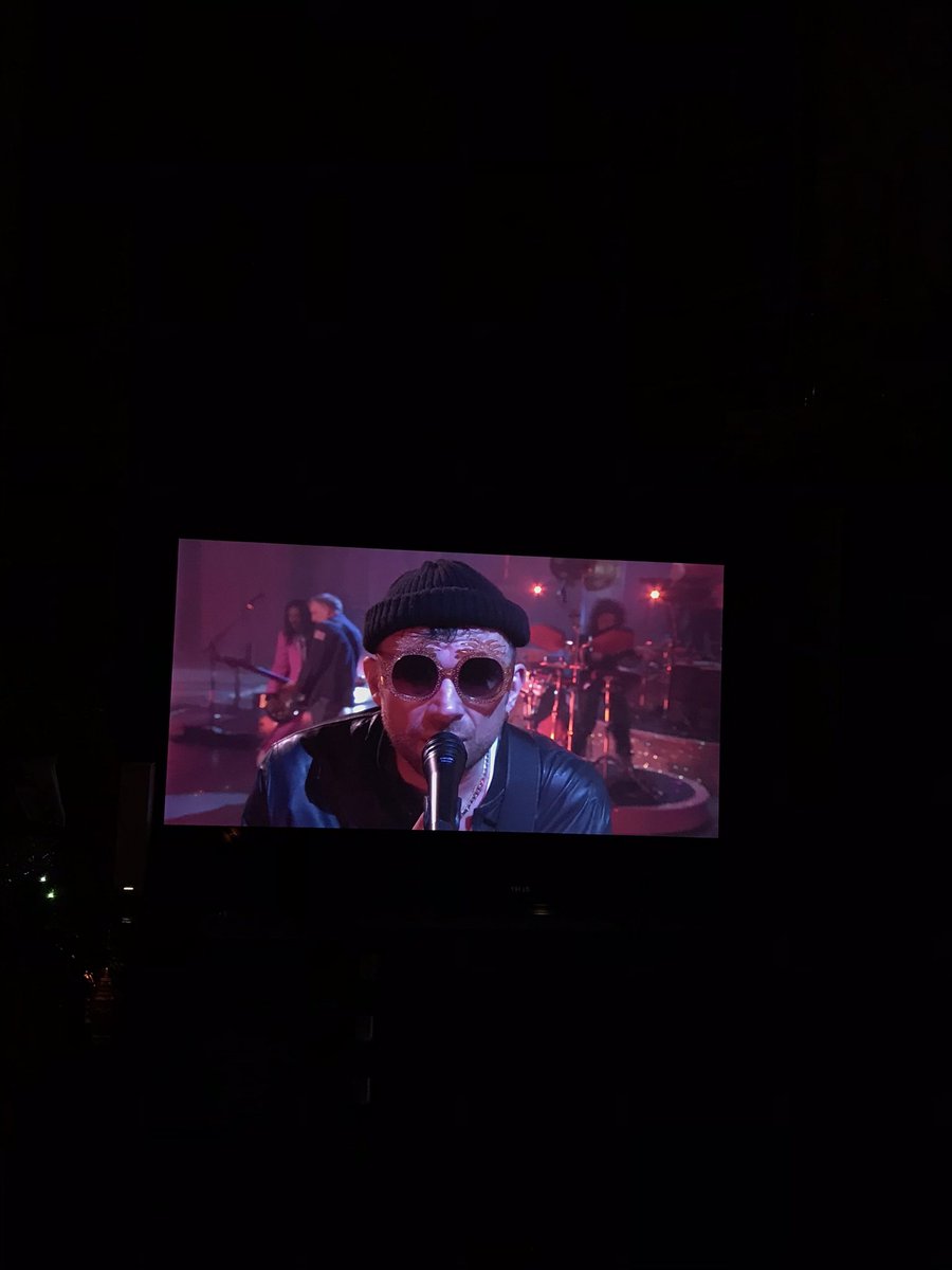craftydub's tweet photo. Ah the good old days when someone blocks your view at a gig! @gorillaz were brilliant #songmachinelive https://t.co/69bLq2P9zg