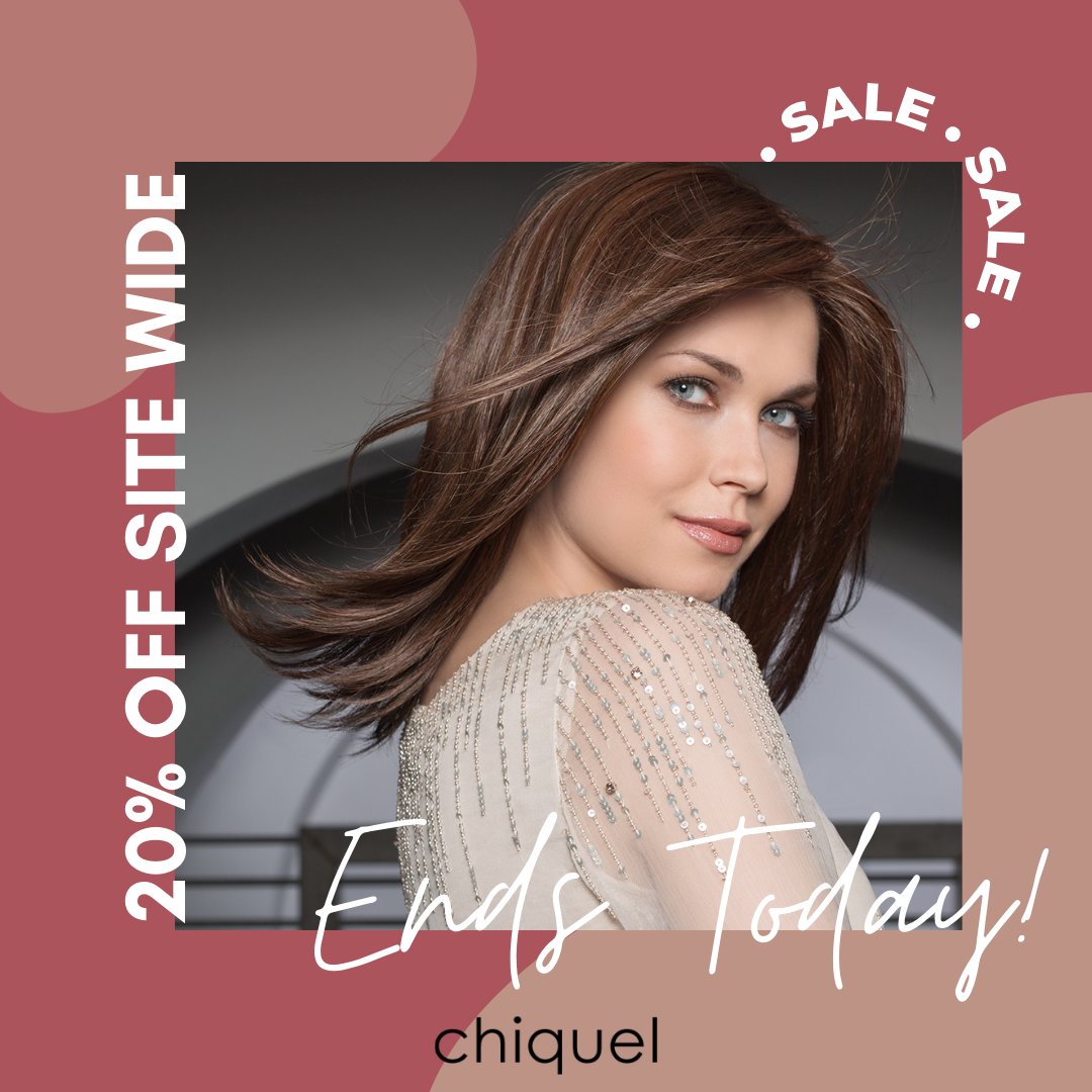 📣20% OFF SITE WIDE SALE ENDS TODAY📣 Our 20% OFF SITE WIDE SALE ends TODAY❗ Visit our website to get 20% off industry-leading cap designs and fashion-forward #wigs!💫 The sale ends tonight: bit.ly/34BwPuy #chiqwigs #nomorebadhairdays #sitewidesale