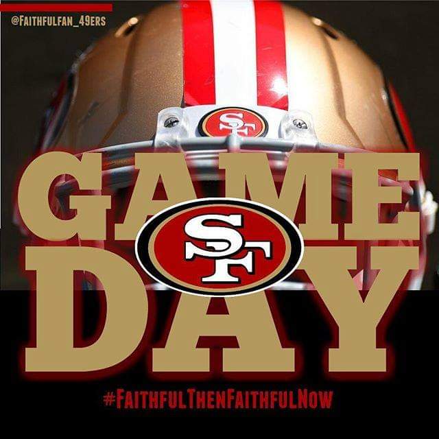 tdgreer42's tweet photo. Its Game Day @JabninersJavier @dwelch85 @fresharv @49ers0420 @RMos_8Ball @JimmyG_10 @ahkello @DreGreenlaw @dmainy_13 @mitchwish @mmcglinch68 @JetMckinnon1 @RobbieGould09 @JohnLynch49ers @Trent5Taylor @JuiceCheck44 @gkittle46 @RSherman_25 #BeatWas #BrickByBrick 🏈🏈🏈🏈🏈🏈 https://t.co/qizIyXYsjc